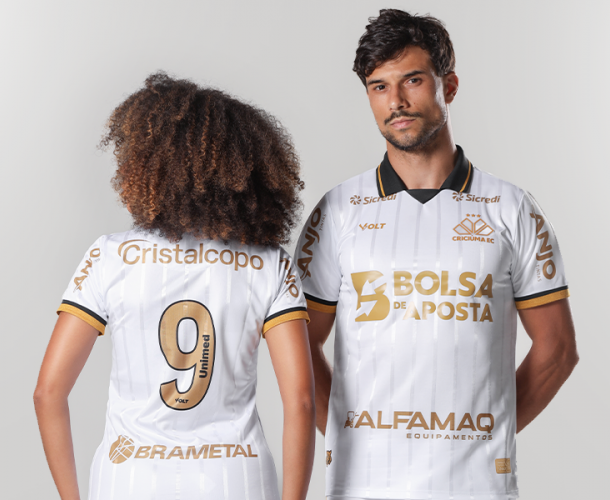 Criciúma apresenta nova Camisa 2 para a temporada 2026