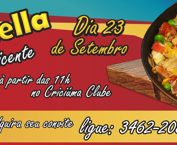 Paella beneficente tem ingressos à venda na Tigre Maníacos