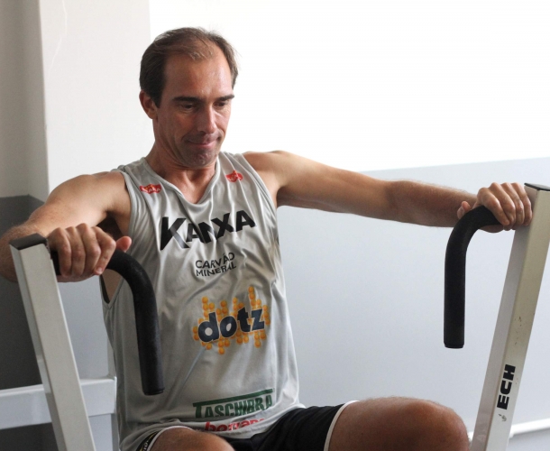 Trabalho de força e core no Criciúma